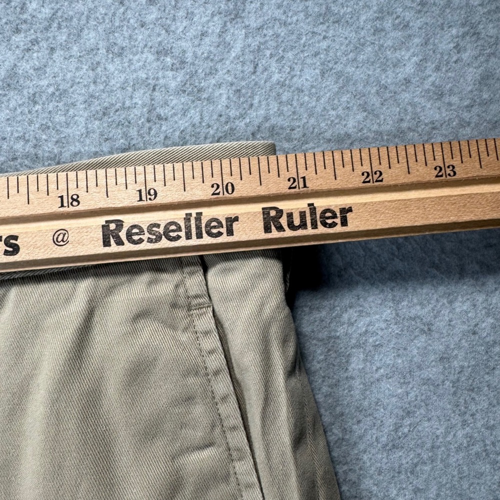 Polo Ralph Lauren Chino Pants Mens 40x29 Tan Classic Fit Cotton Twill Talon Zip - Picture 9 of 11